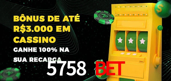 5758 Bet melhor bônus de depósito